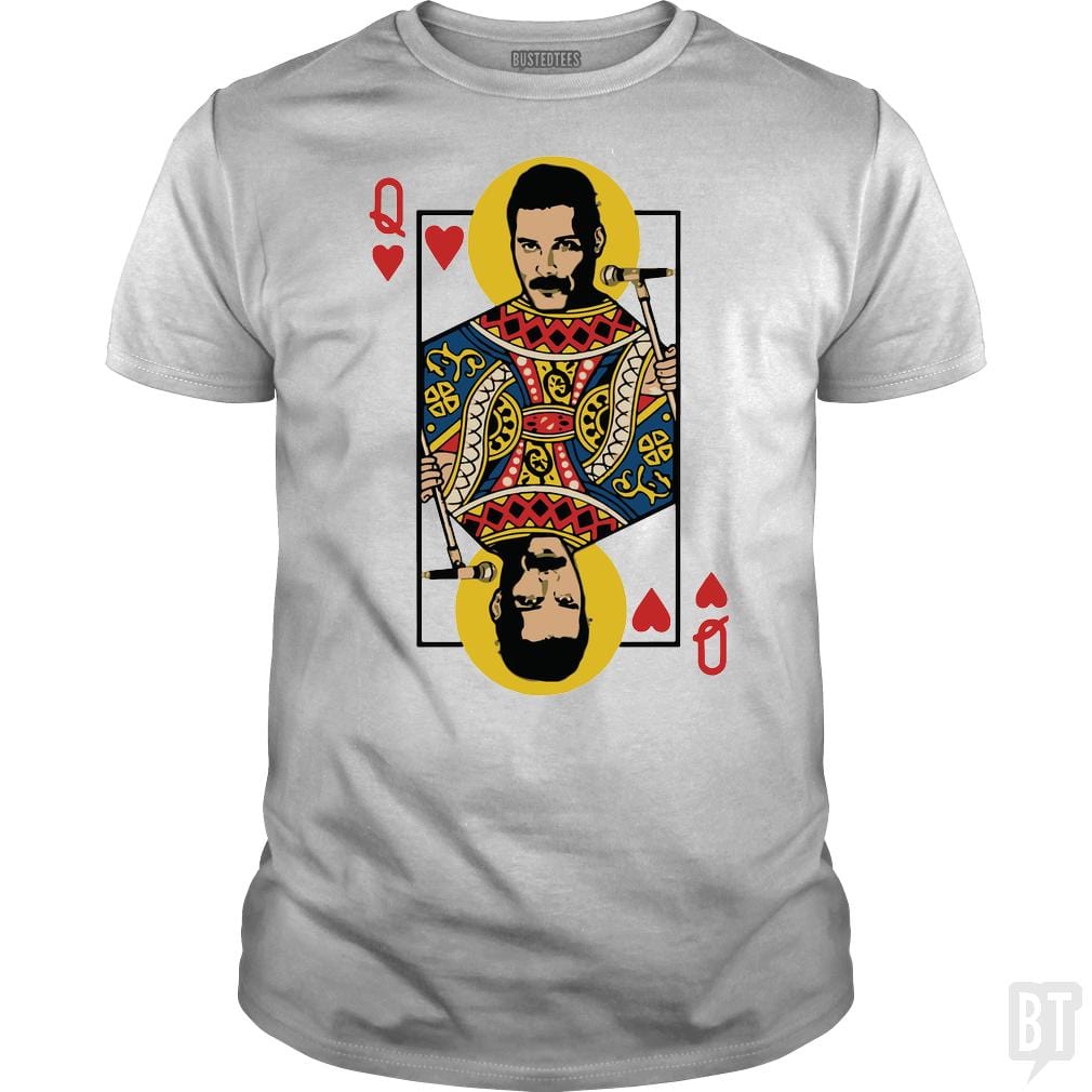 SunFrog-Busted davalemy2 Classic Guys / Unisex Tee / White / S The baddest queen of cards you ever see