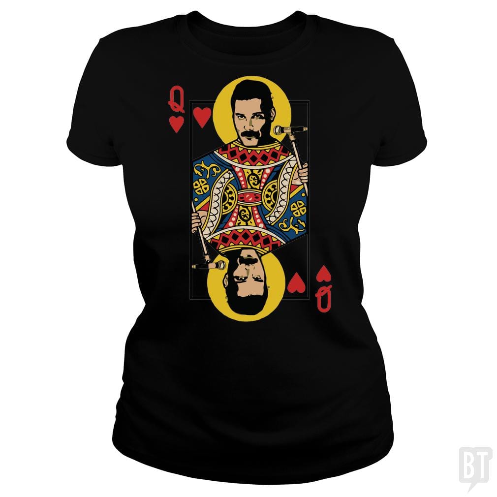SunFrog-Busted davalemy2 Classic Ladies Tee / Black / S The baddest queen of cards you ever see