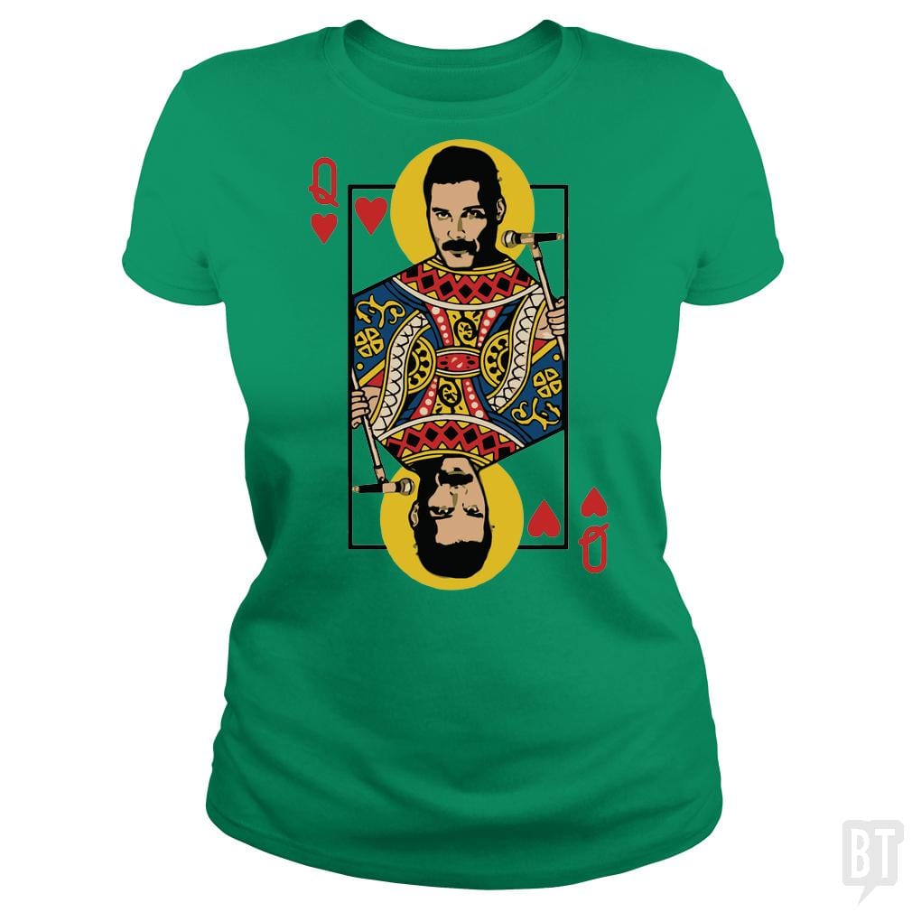 SunFrog-Busted davalemy2 Classic Ladies Tee / Irish Green / S The baddest queen of cards you ever see