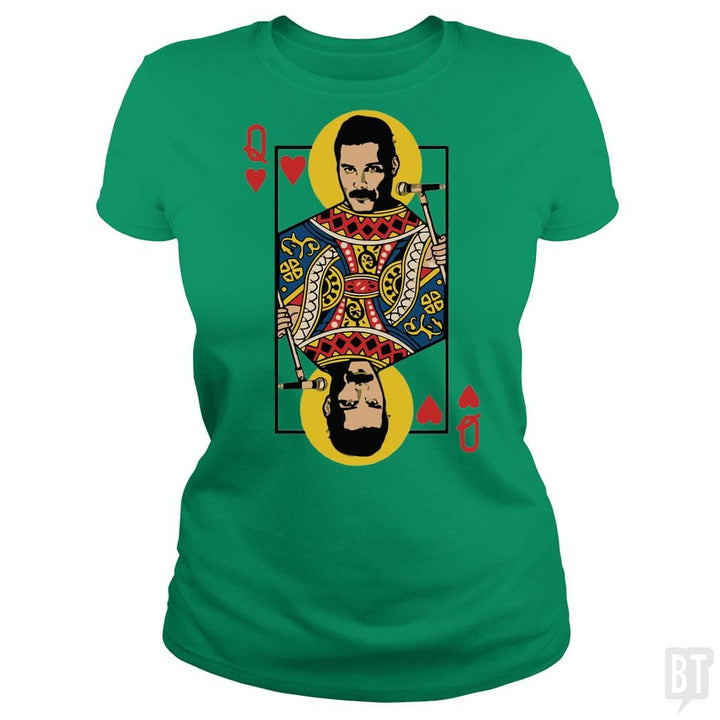 SunFrog-Busted davalemy2 Classic Ladies Tee / Irish Green / S The baddest queen of cards you ever see