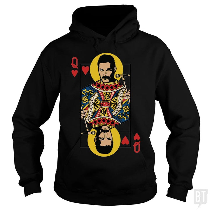 SunFrog-Busted davalemy2 Hoodie / Black / S The baddest queen of cards you ever see