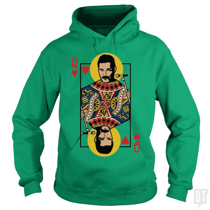 SunFrog-Busted davalemy2 Hoodie / Irish Green / S The baddest queen of cards you ever see