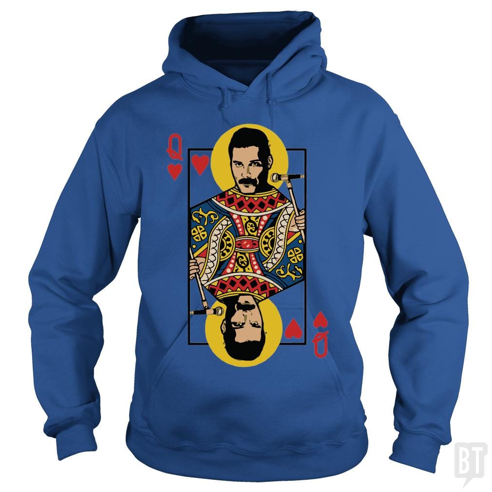 SunFrog-Busted davalemy2 Hoodie / Royal Blue / S The baddest queen of cards you ever see
