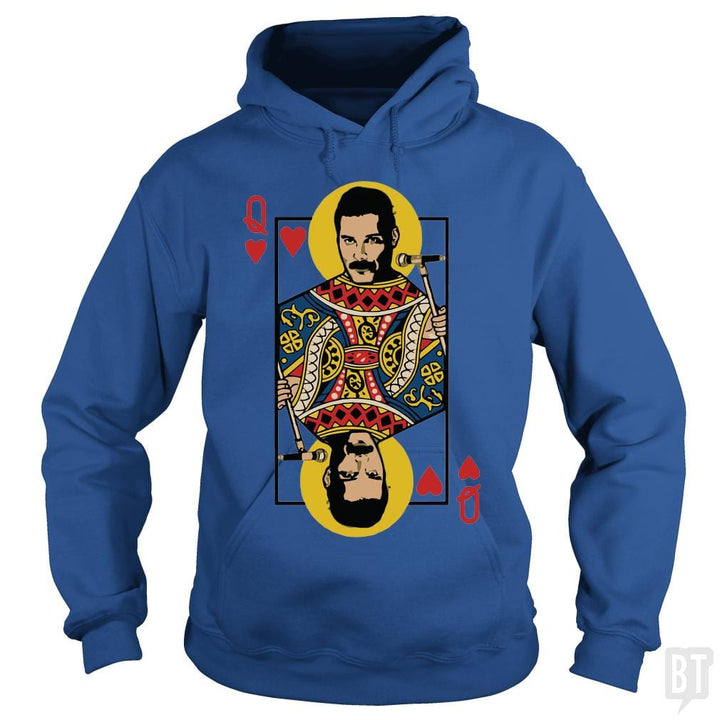 SunFrog-Busted davalemy2 Hoodie / Royal Blue / S The baddest queen of cards you ever see