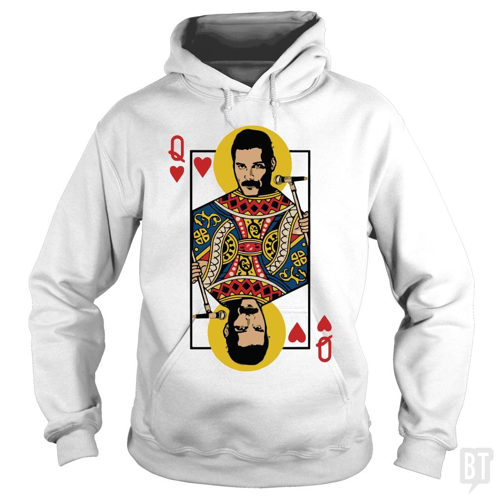 SunFrog-Busted davalemy2 Hoodie / White / S The baddest queen of cards you ever see
