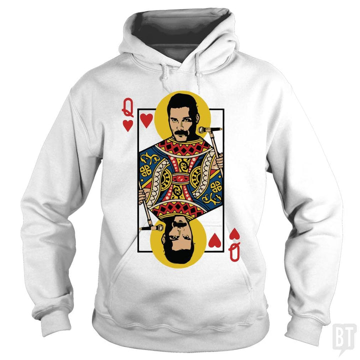 SunFrog-Busted davalemy2 Hoodie / White / S The baddest queen of cards you ever see