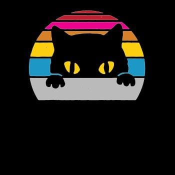 SunFrog-Busted davalemy2 Vintage Black Cat Lover, Retro Style Cats Gift T-S