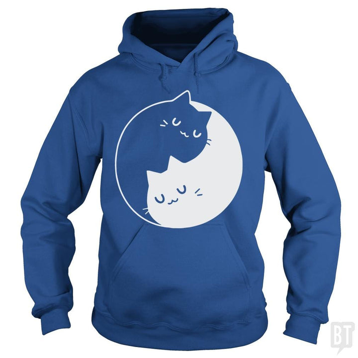 SunFrog-Busted davalemy2 Hoodie / Royal Blue / S Yin Yang Cats Shirt