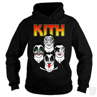 Load image into Gallery viewer, SunFrog-Busted Distroline Hoodie / Black / S KITH ROCK ROCKIN
