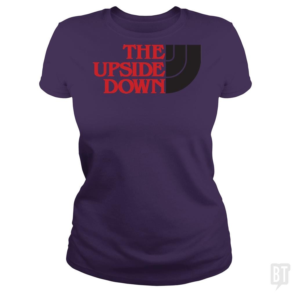 SunFrog-Busted Doom Generation Classic Ladies Tee / Purple / S THE UPSIDE DOWN