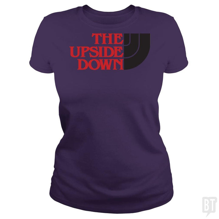 SunFrog-Busted Doom Generation Classic Ladies Tee / Purple / S THE UPSIDE DOWN