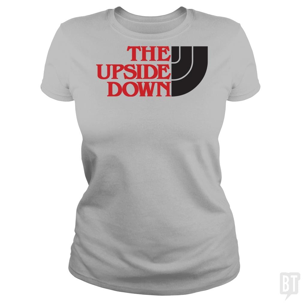 SunFrog-Busted Doom Generation Classic Ladies Tee / Sport Grey / S THE UPSIDE DOWN