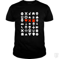 Load image into Gallery viewer, SunFrog-Busted douglasstencil Classic Guys / Unisex Tee / Black / S love dead and robots white
