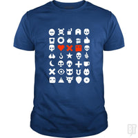 Load image into Gallery viewer, SunFrog-Busted douglasstencil Classic Guys / Unisex Tee / Royal Blue / S love dead and robots white
