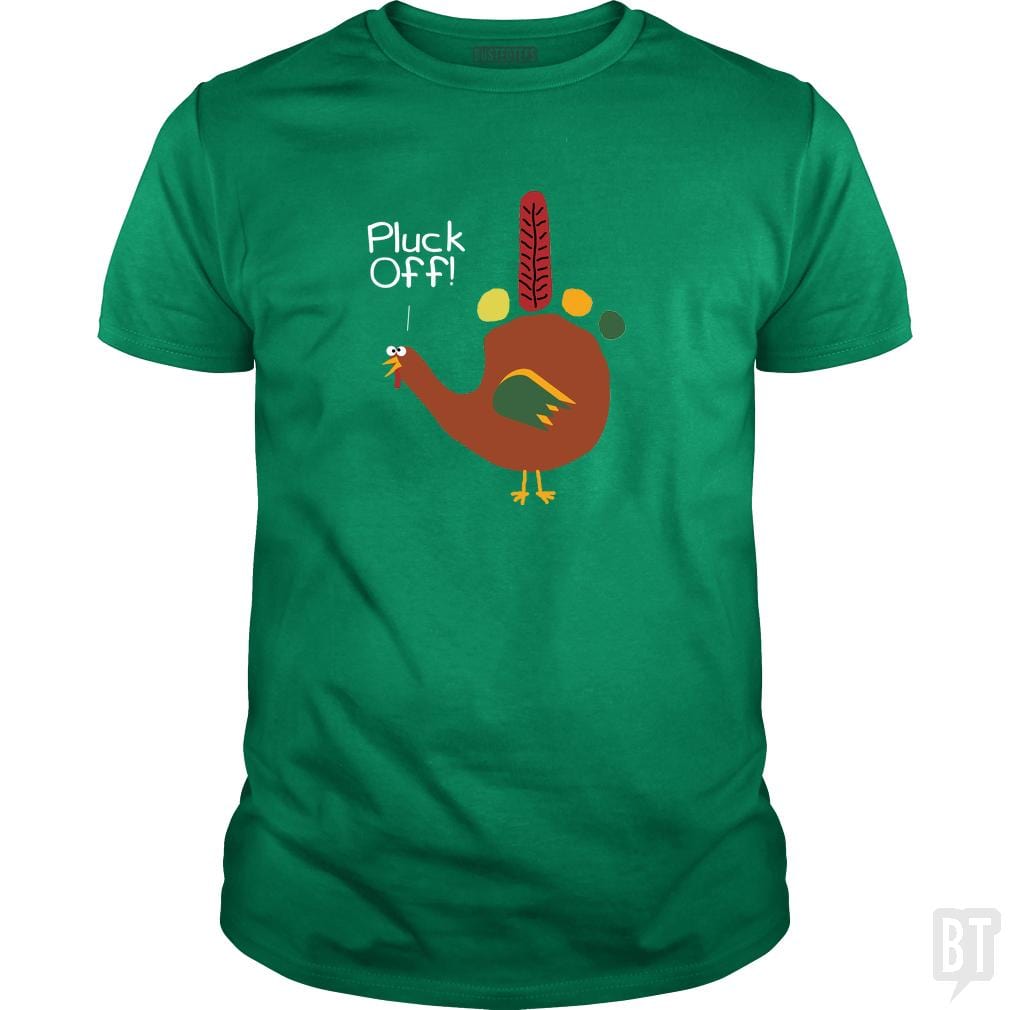 SunFrog-Busted Dwarmuth Classic Guys / Unisex Tee / Irish Green / S Pluck Off Hand Turkey