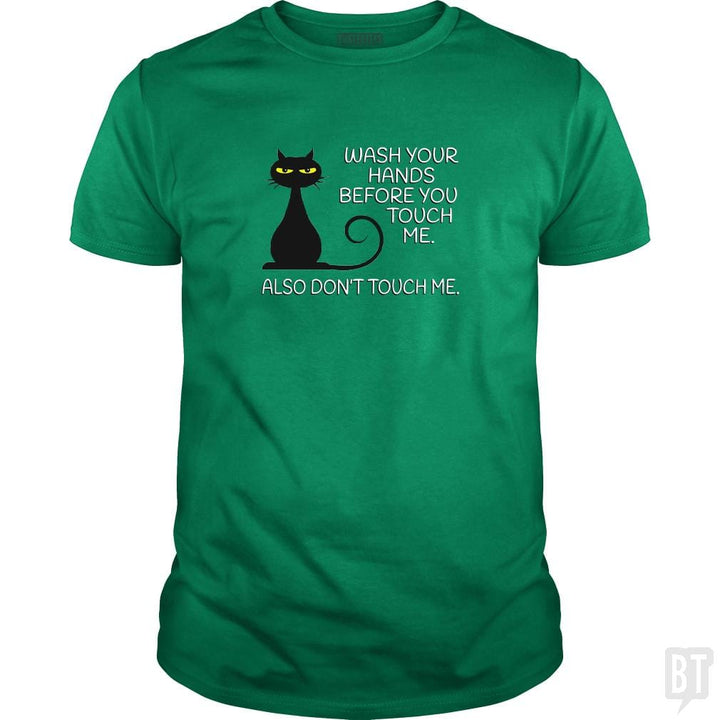 SunFrog-Busted Dwarmuth Classic Guys / Unisex Tee / Irish Green / S Wash Your Hands Before You Touch Me. Also Don't