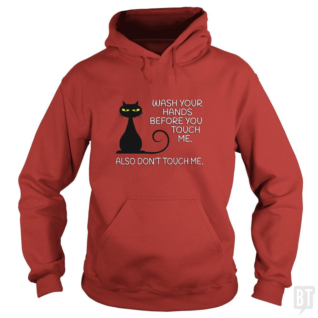 SunFrog-Busted Dwarmuth Hoodie / Red / S Wash Your Hands Before You Touch Me. Also Don't To