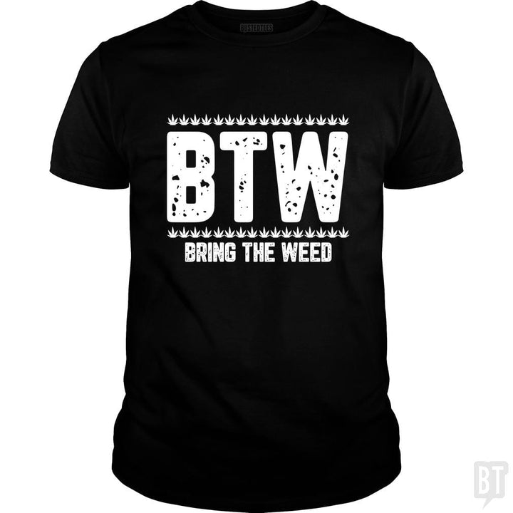 SunFrog-Busted Edible Loving Weedologist Classic Guys / Unisex Tee / Black / S Bring The Weed