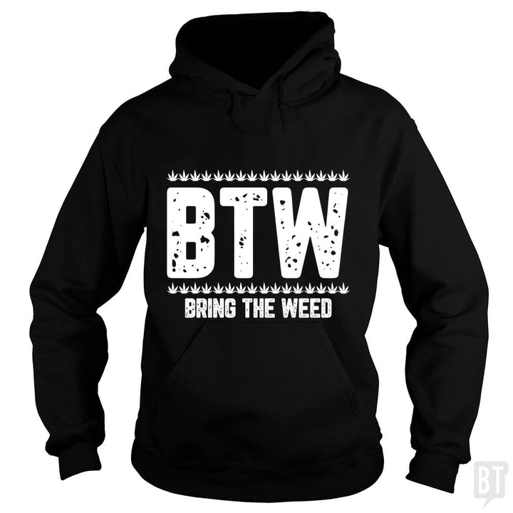 SunFrog-Busted Edible Loving Weedologist Hoodie / Black / S Bring The Weed