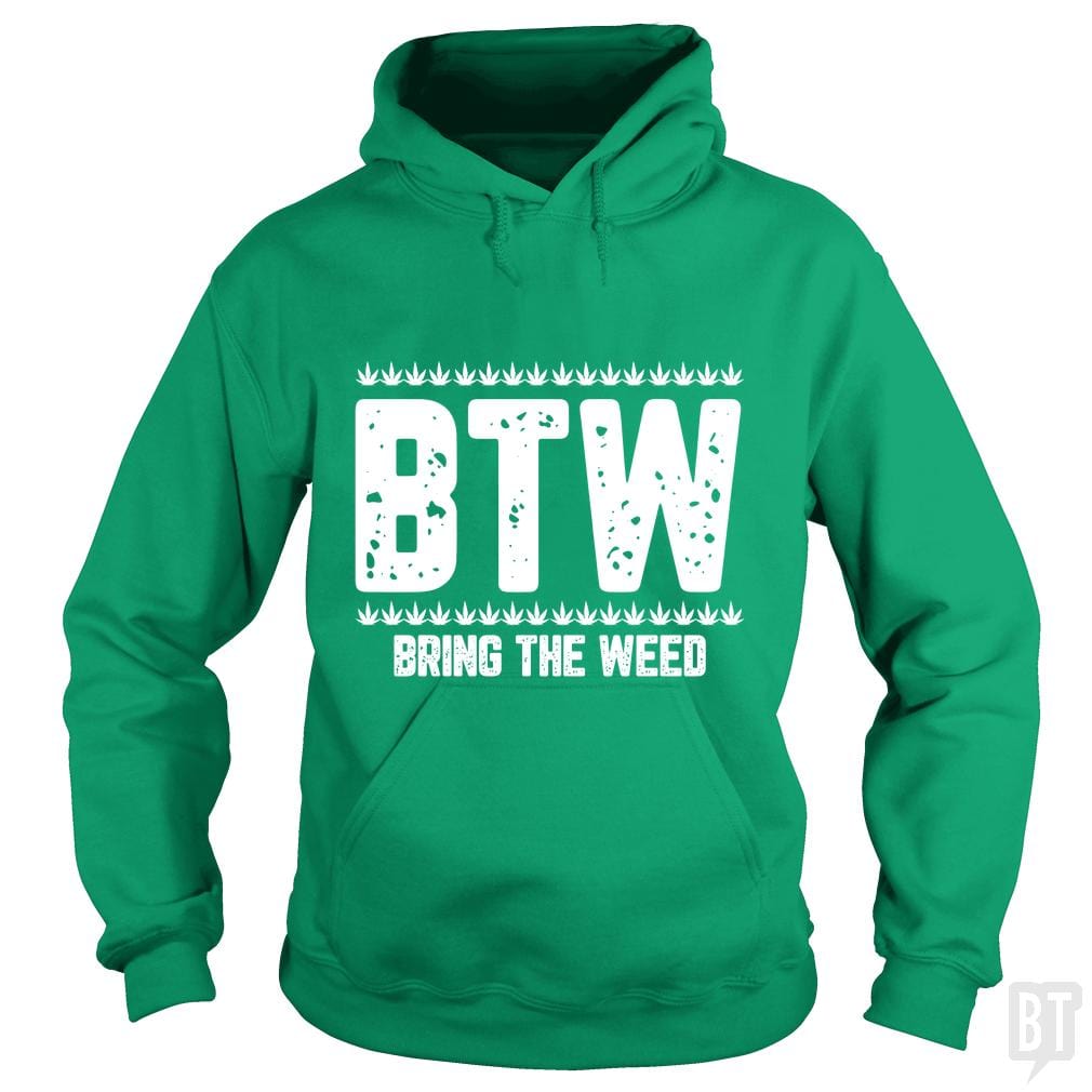 SunFrog-Busted Edible Loving Weedologist Hoodie / Irish Green / S Bring The Weed