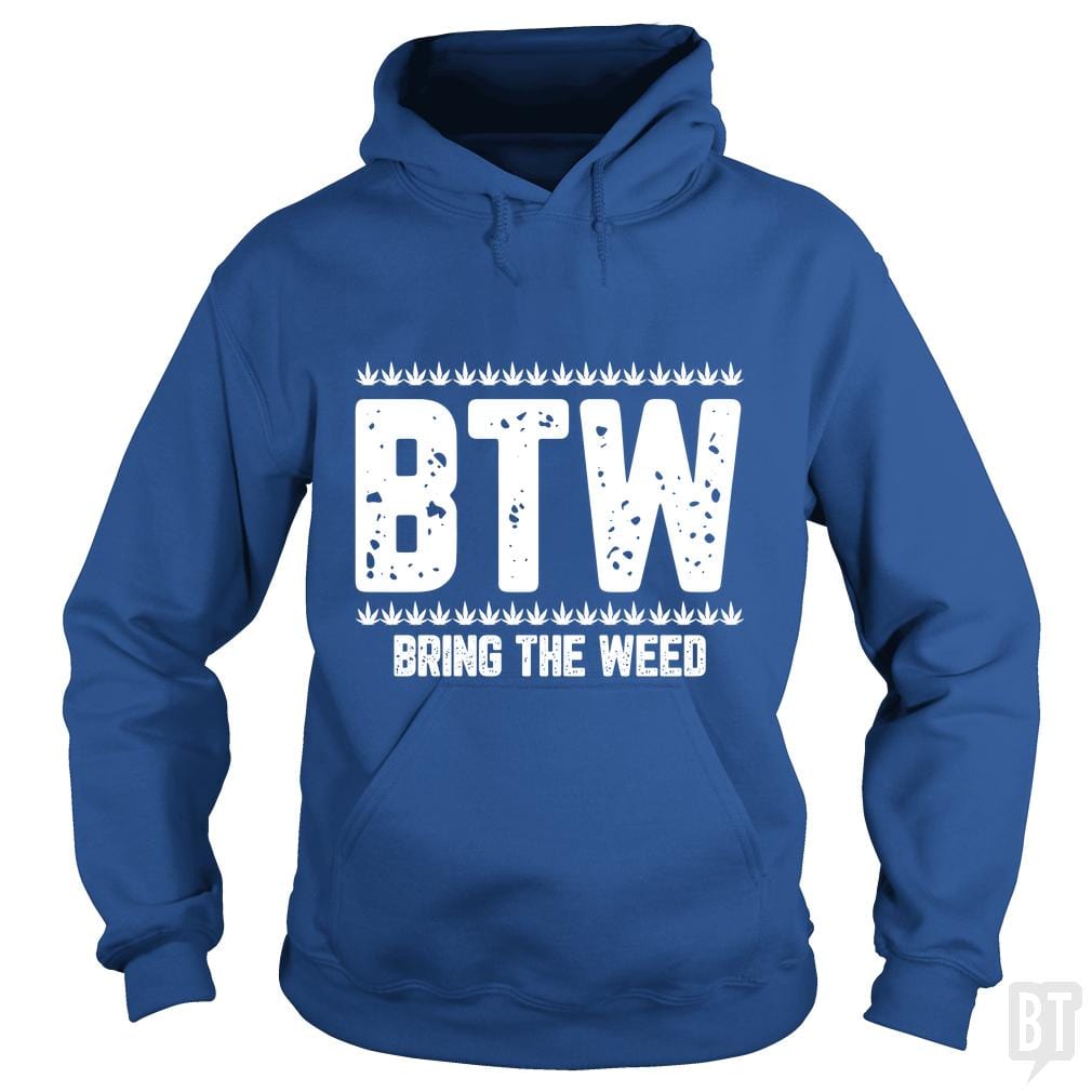 SunFrog-Busted Edible Loving Weedologist Hoodie / Royal Blue / S Bring The Weed