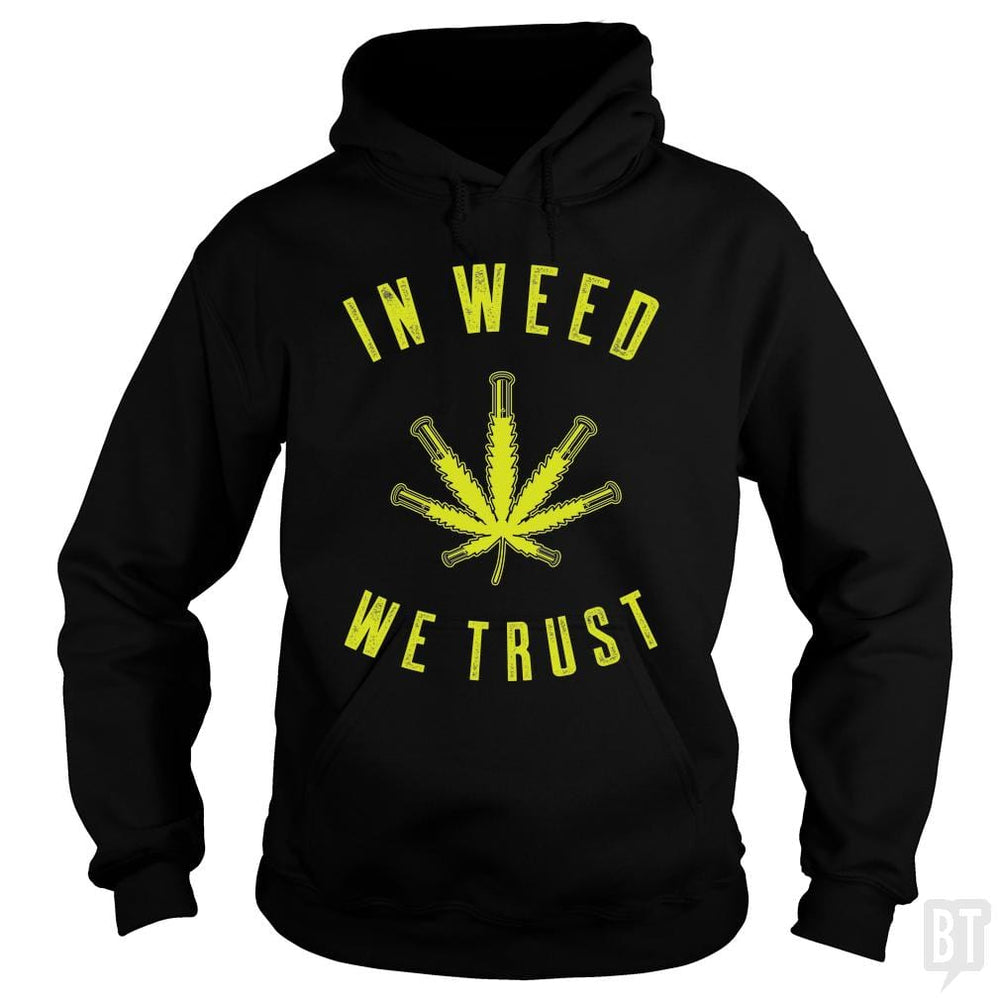 SunFrog-Busted Edible Loving Weedologist Hoodie / Black / S In Weed We Trust