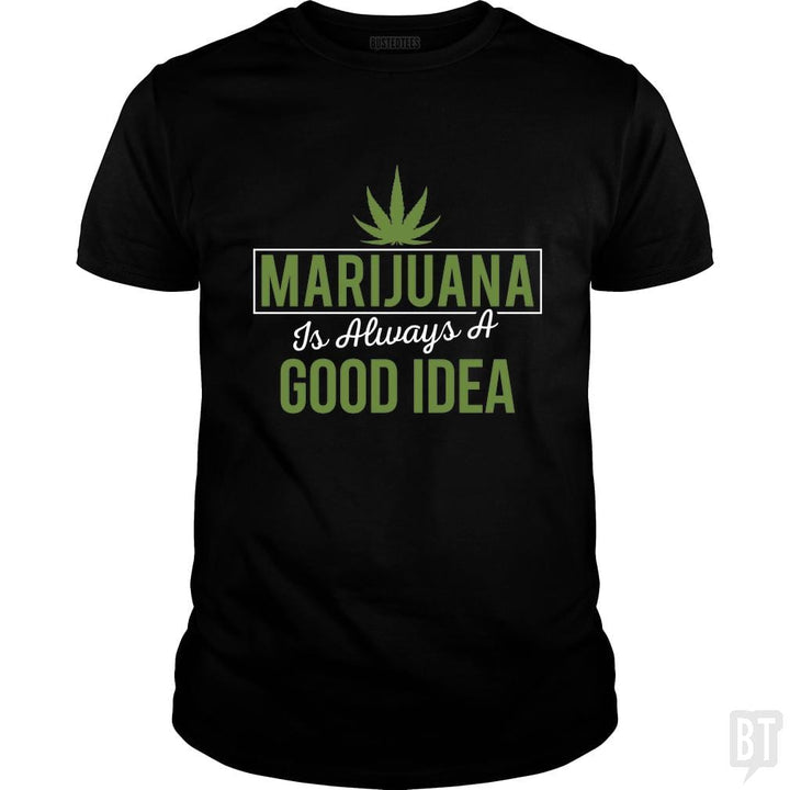 SunFrog-Busted Edible Loving Weedologist Classic Guys / Unisex Tee / Black / S Marijuana  is always a good idea