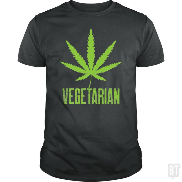 SunFrog-Busted Edible Loving Weedologist Classic Guys / Unisex Tee / Dark Heather / S Vegetarian