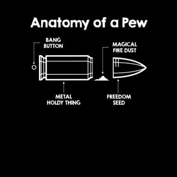 SunFrog-Busted Funky Hippo Anatomy Of A Bullet