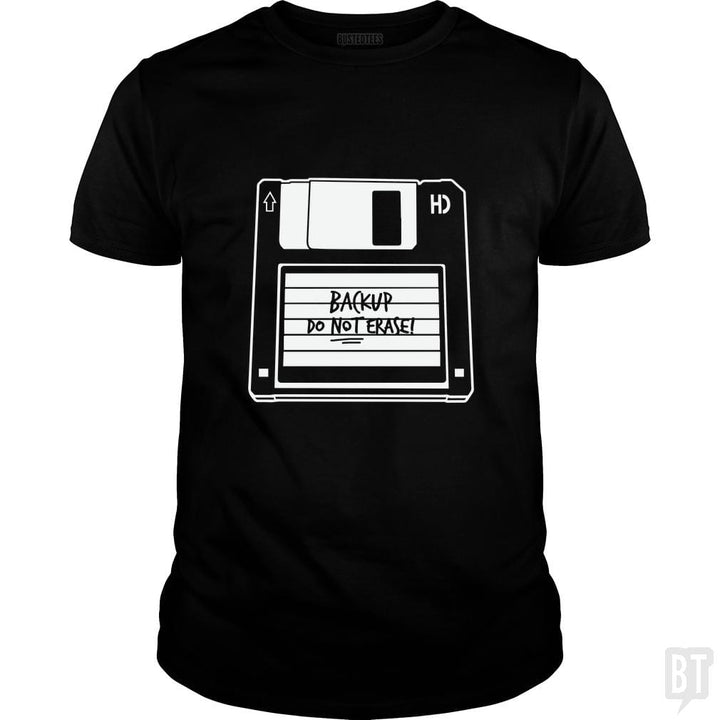 SunFrog-Busted Funky Hippo Classic Guys / Unisex Tee / Black / S Backup Floppy