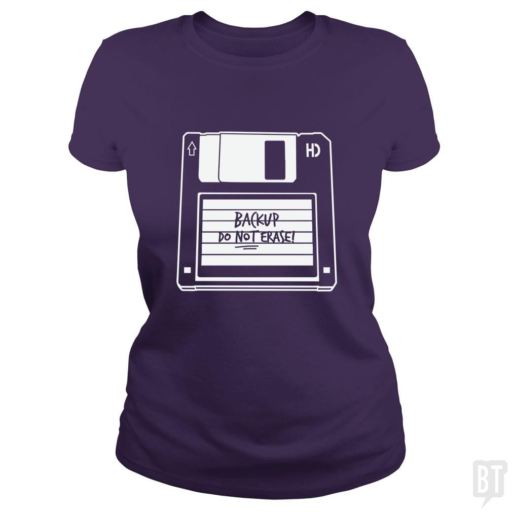 SunFrog-Busted Funky Hippo Classic Ladies Tee / Purple / S Backup Floppy