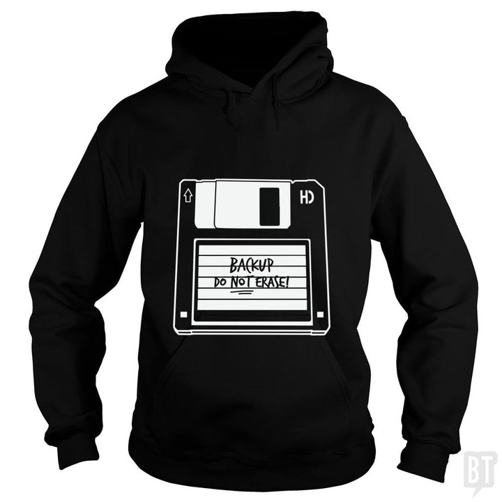 SunFrog-Busted Funky Hippo Hoodie / Black / S Backup Floppy