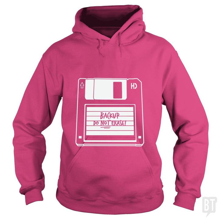 SunFrog-Busted Funky Hippo Hoodie / Heliconia / S Backup Floppy