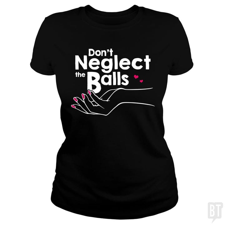 SunFrog-Busted Funky Hippo Classic Ladies Tee / Black / S Balls Neglect