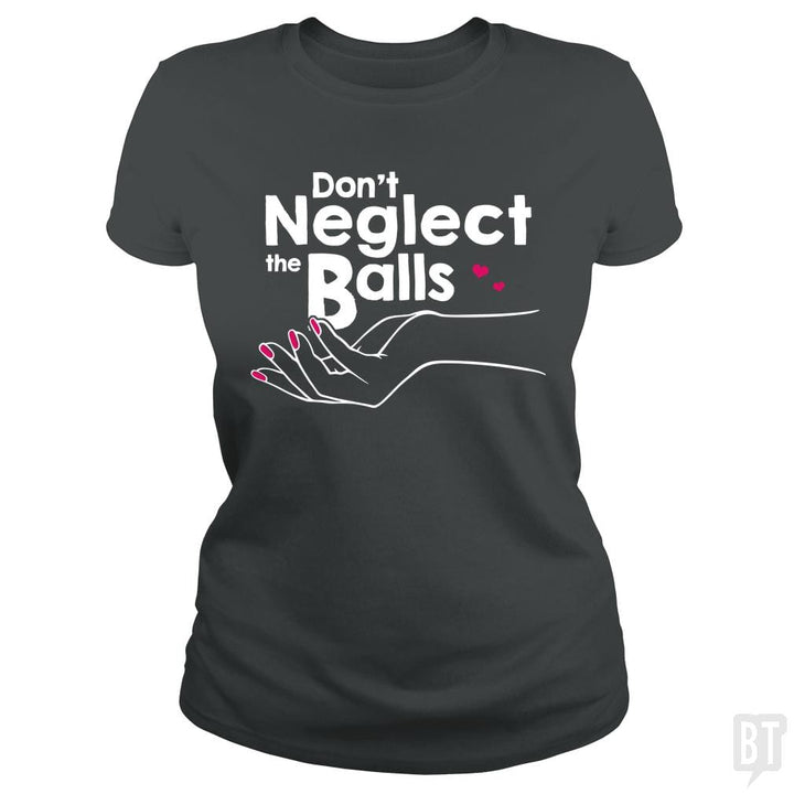 SunFrog-Busted Funky Hippo Classic Ladies Tee / Dark Heather / S Balls Neglect