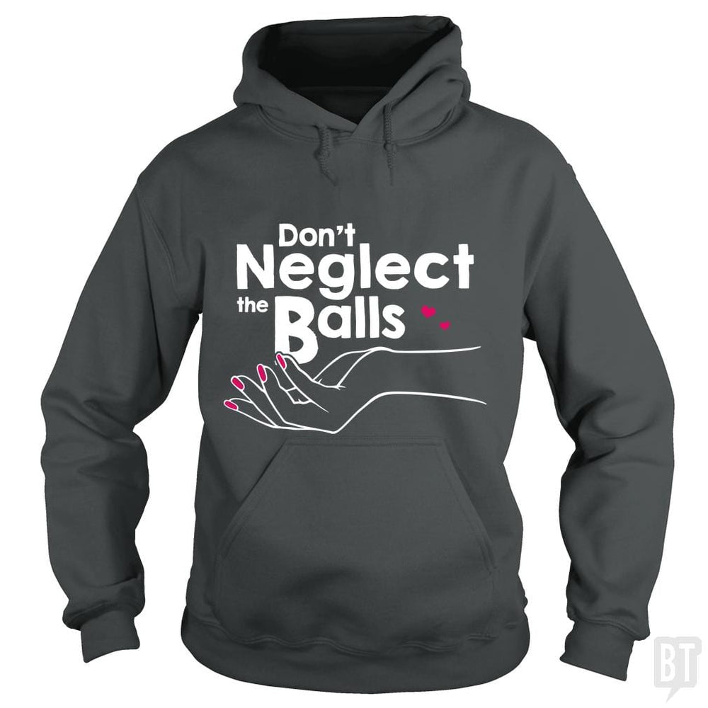 SunFrog-Busted Funky Hippo Hoodie / Dark Heather / S Balls Neglect