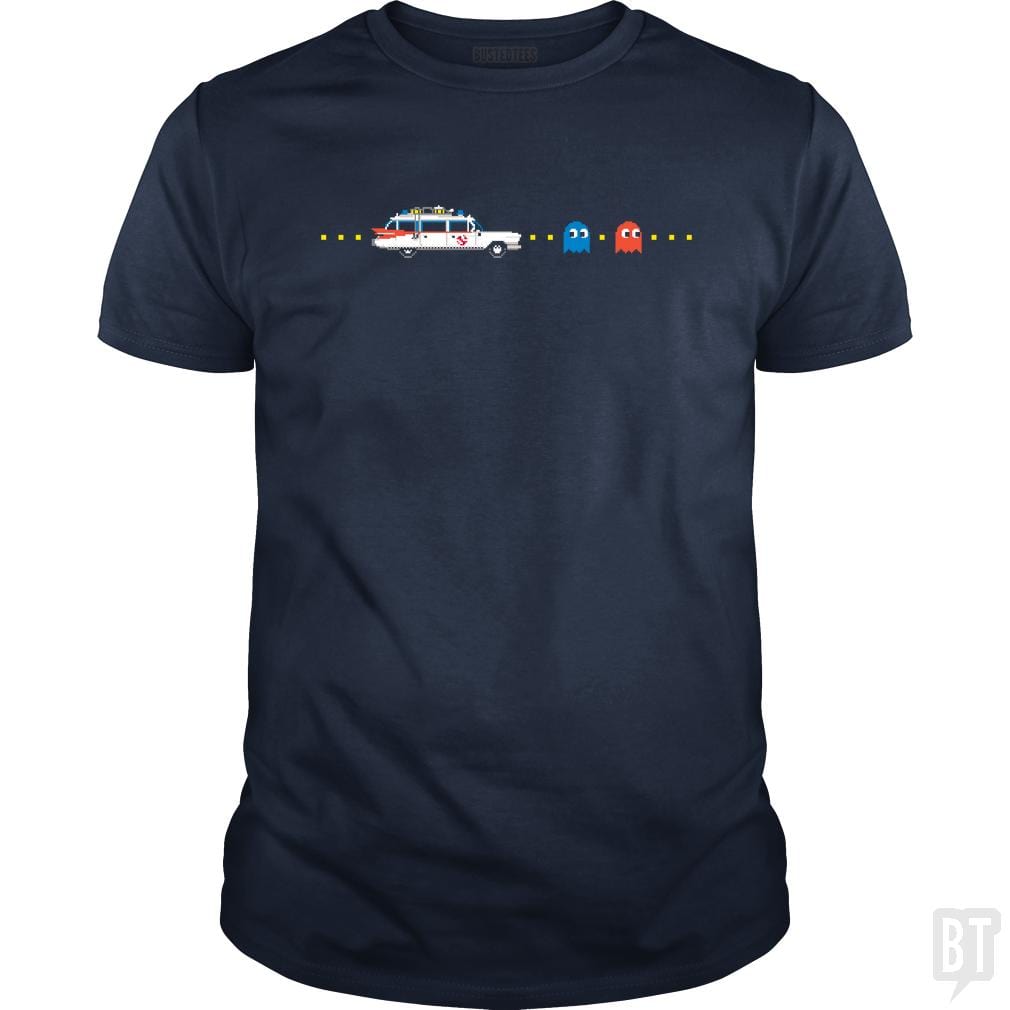 SunFrog-Busted Funky Hippo Classic Guys / Unisex Tee / Navy Blue / S Busters