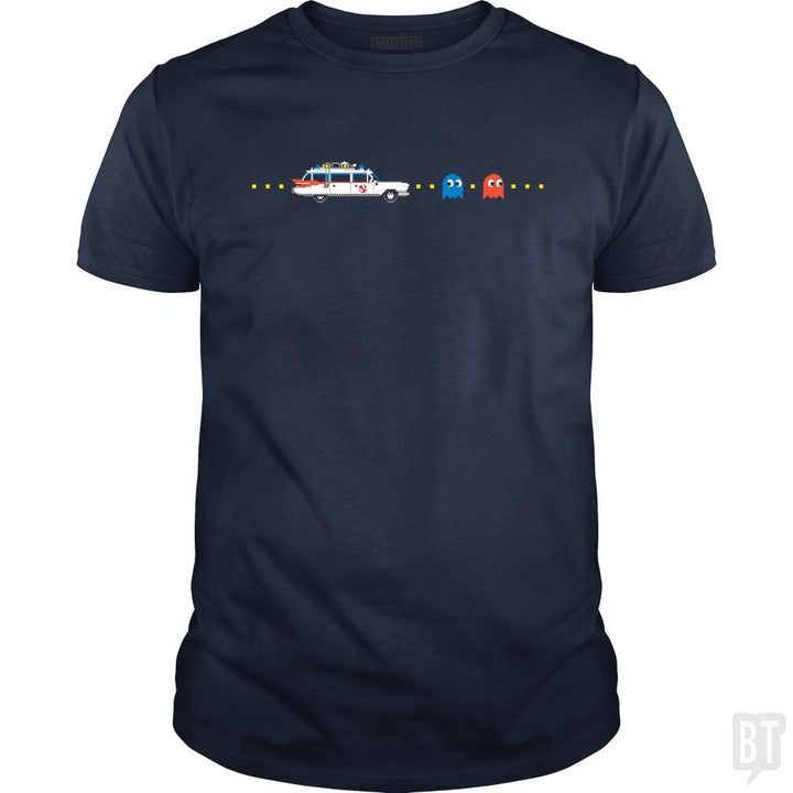 SunFrog-Busted Funky Hippo Classic Guys / Unisex Tee / Navy Blue / S Busters