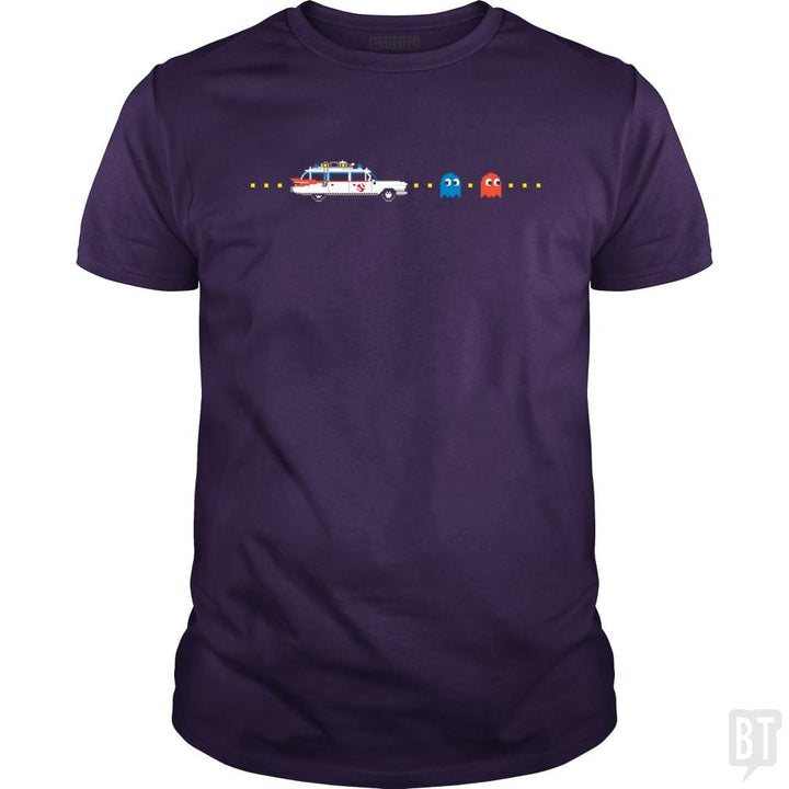 SunFrog-Busted Funky Hippo Classic Guys / Unisex Tee / Purple / S Busters