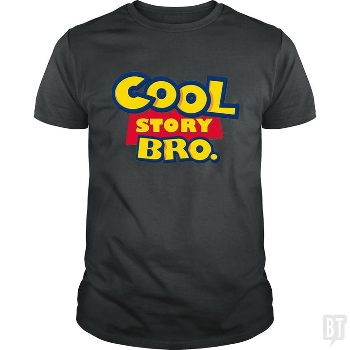 SunFrog-Busted Funky Hippo Classic Guys / Unisex Tee / Dark Heather / S Cool Story Bro