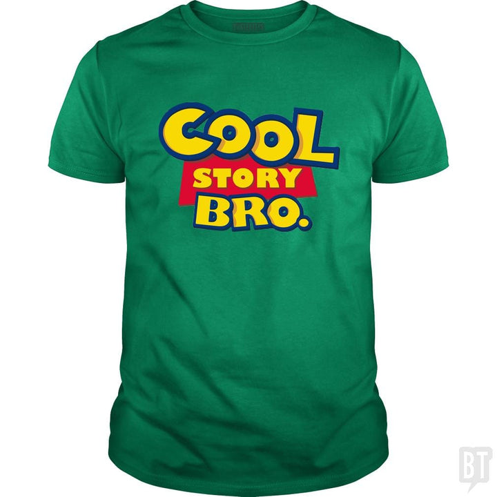 SunFrog-Busted Funky Hippo Classic Guys / Unisex Tee / Irish Green / S Cool Story Bro