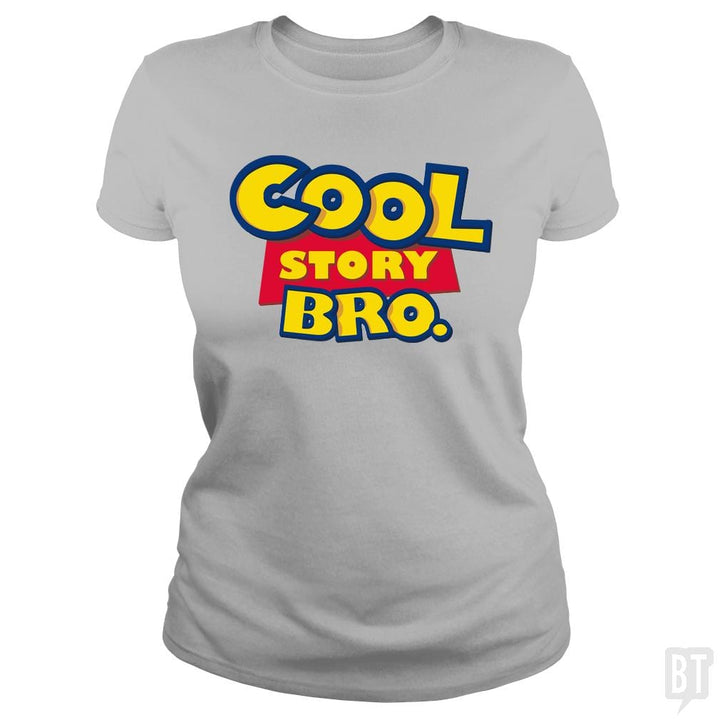 SunFrog-Busted Funky Hippo Classic Ladies Tee / Sport Grey / S Cool Story Bro