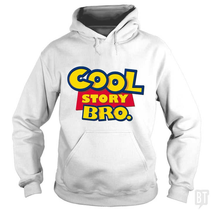 SunFrog-Busted Funky Hippo Hoodie / White / S Cool Story Bro