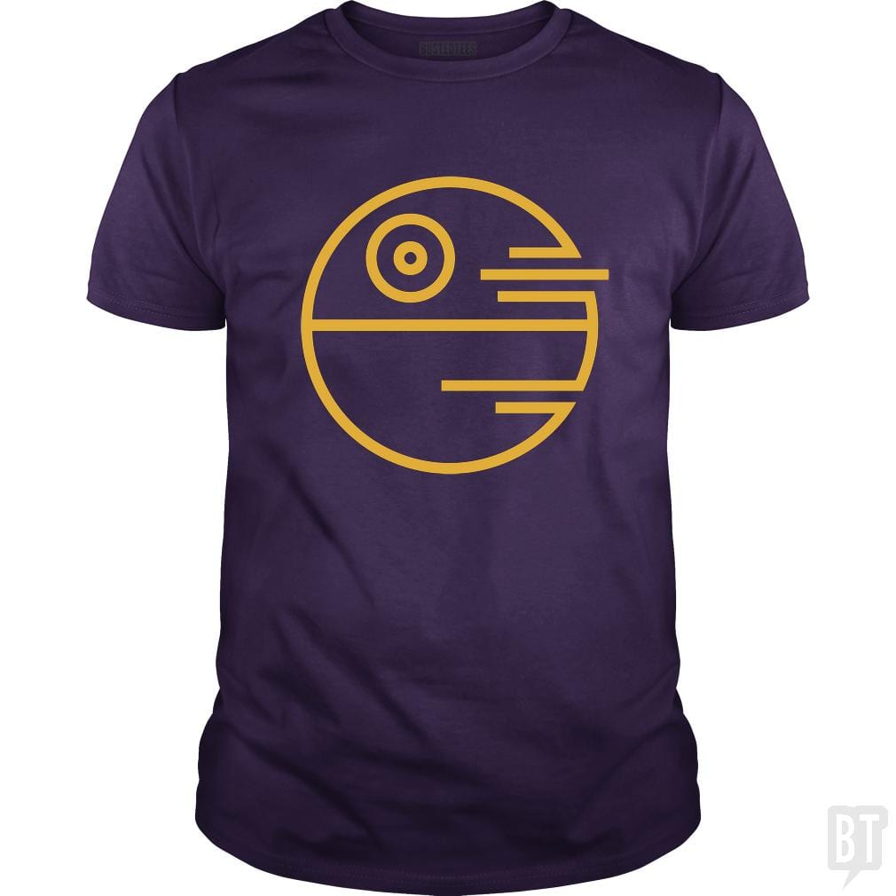 SunFrog-Busted Funky Hippo Classic Guys / Unisex Tee / Purple / S Death Star