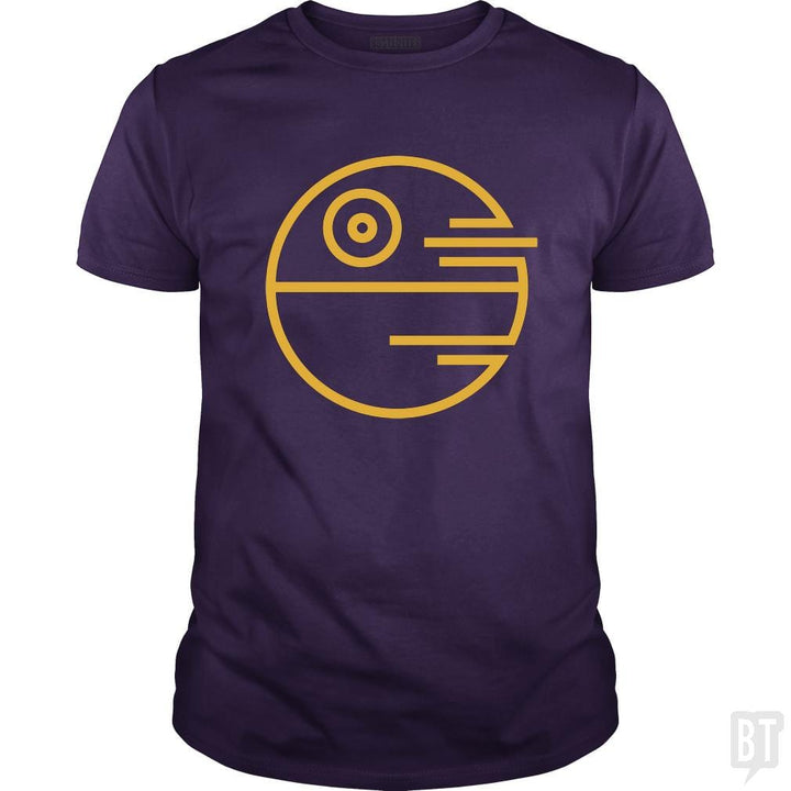SunFrog-Busted Funky Hippo Classic Guys / Unisex Tee / Purple / S Death Star