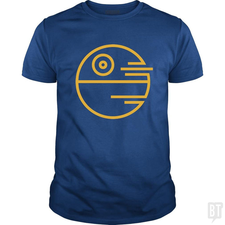 SunFrog-Busted Funky Hippo Classic Guys / Unisex Tee / Royal Blue / S Death Star