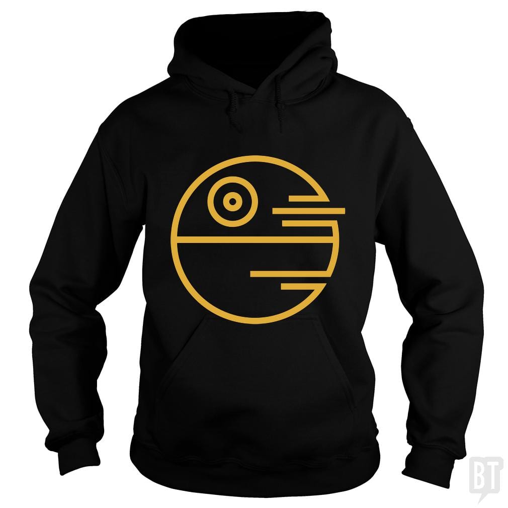 SunFrog-Busted Funky Hippo Hoodie / Black / S Death Star