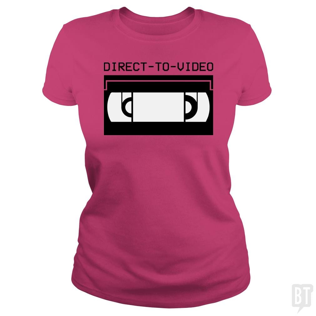 SunFrog-Busted Funky Hippo Classic Ladies Tee / Heliconia / S Direct To Video