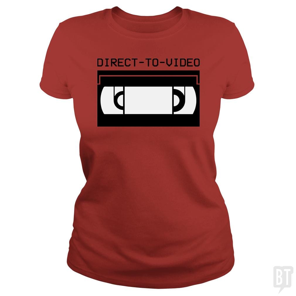 SunFrog-Busted Funky Hippo Classic Ladies Tee / Red / S Direct To Video