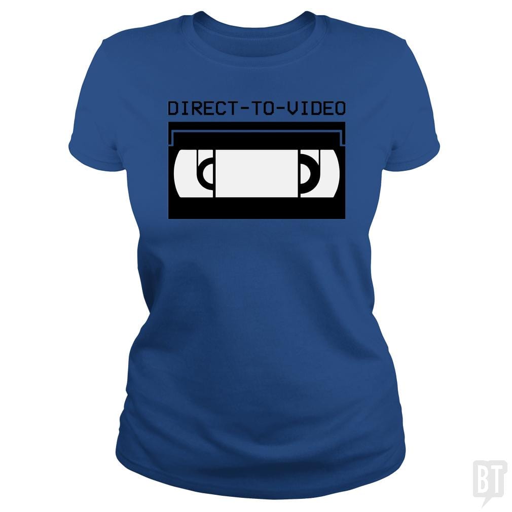 SunFrog-Busted Funky Hippo Classic Ladies Tee / Royal Blue / S Direct To Video